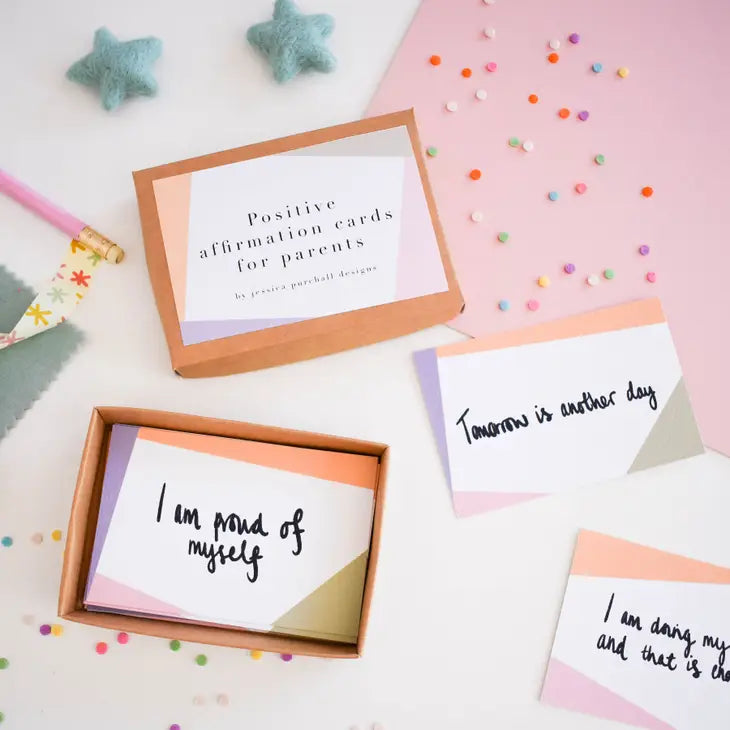 Positive affirmations cards for parents