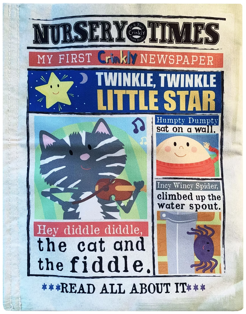 Nursery Times Crinkle Cloth - Nursery Rhymes