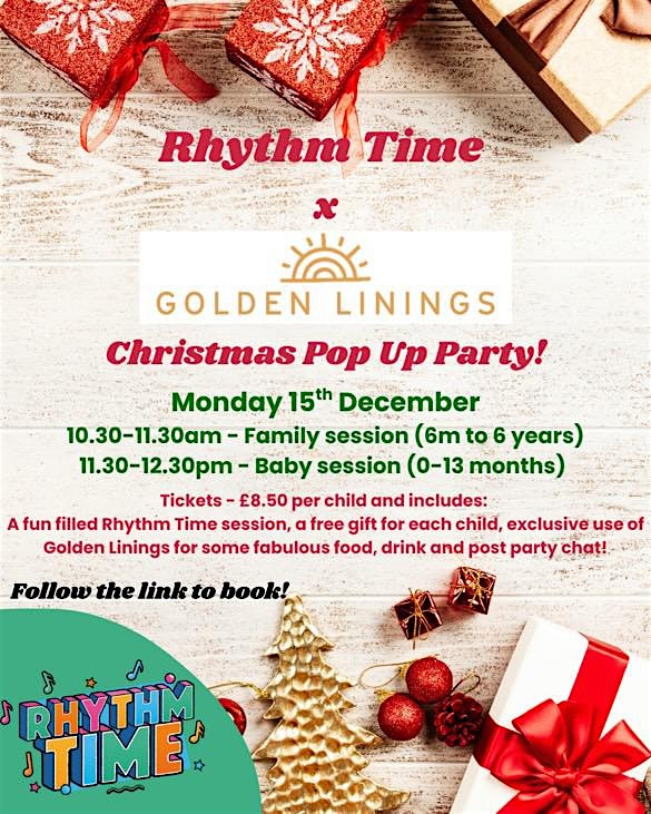 Rhythm Time X Golden Linings CHRISTMAS POP UP PARTY!