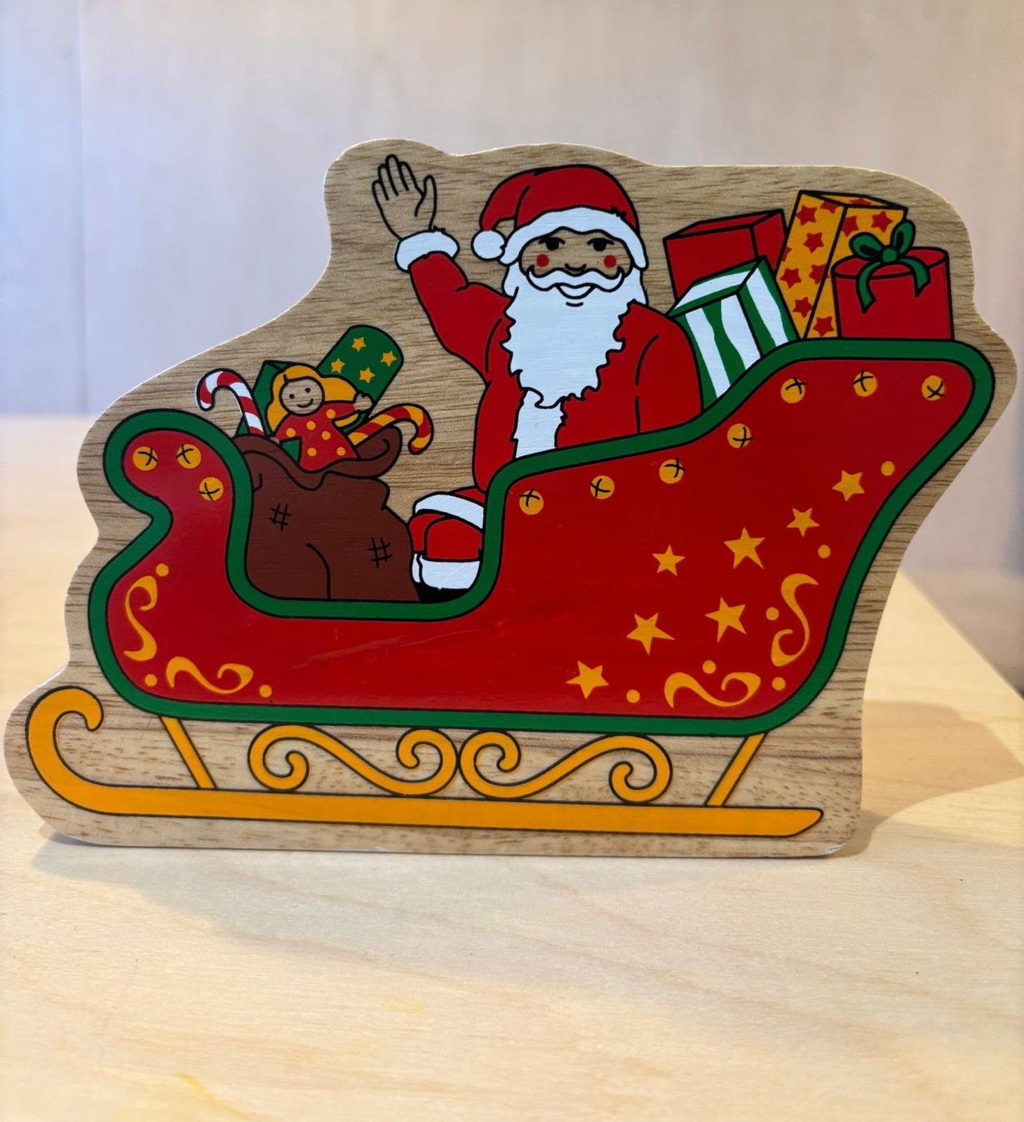 Red Father Christmas - Sleigh