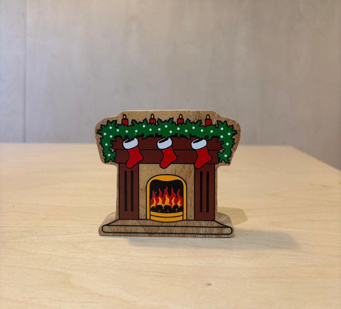 Fireplace with Stockings