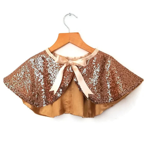 Gold Sequin Cape