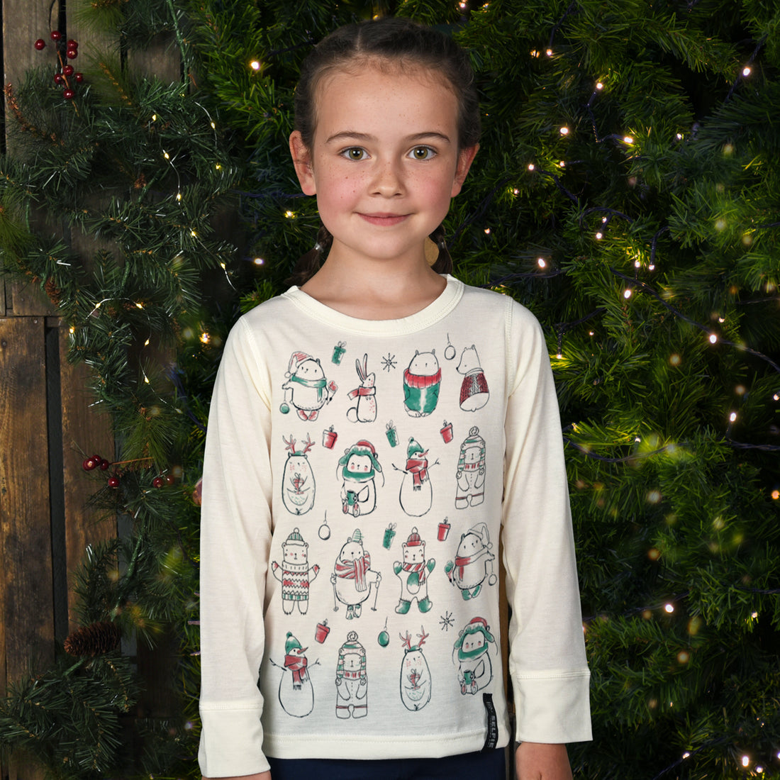 Cutesy Christmas Colour In Top With Fabric Pens