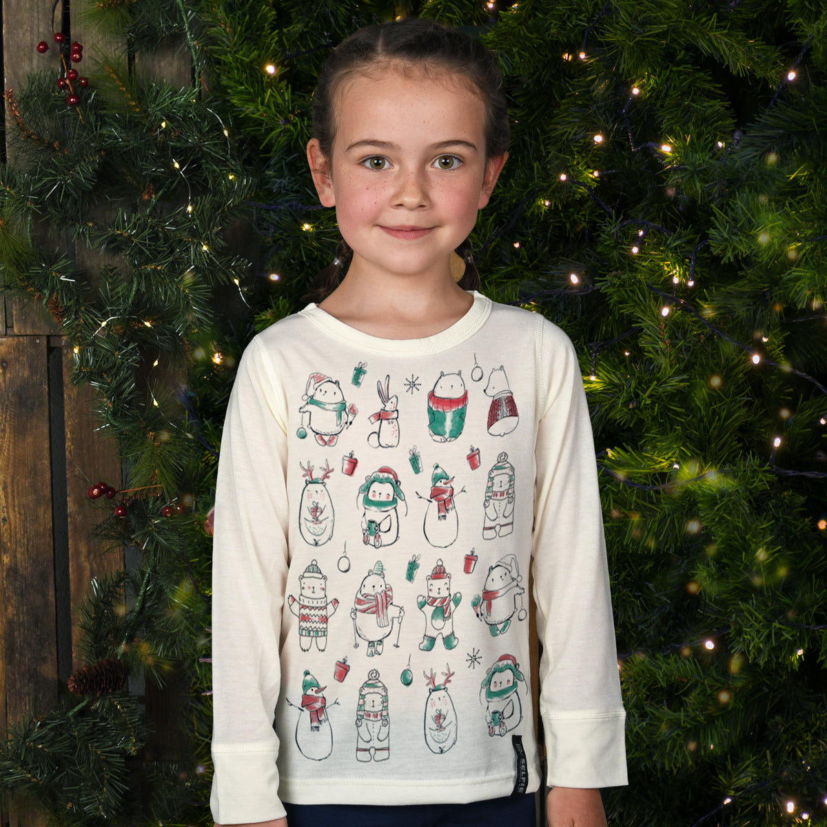 Cutesy Christmas Colour In Top With Fabric Pens