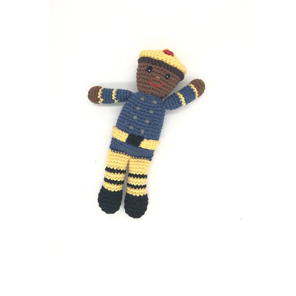 Baby Soft Toy Firefighter rattle