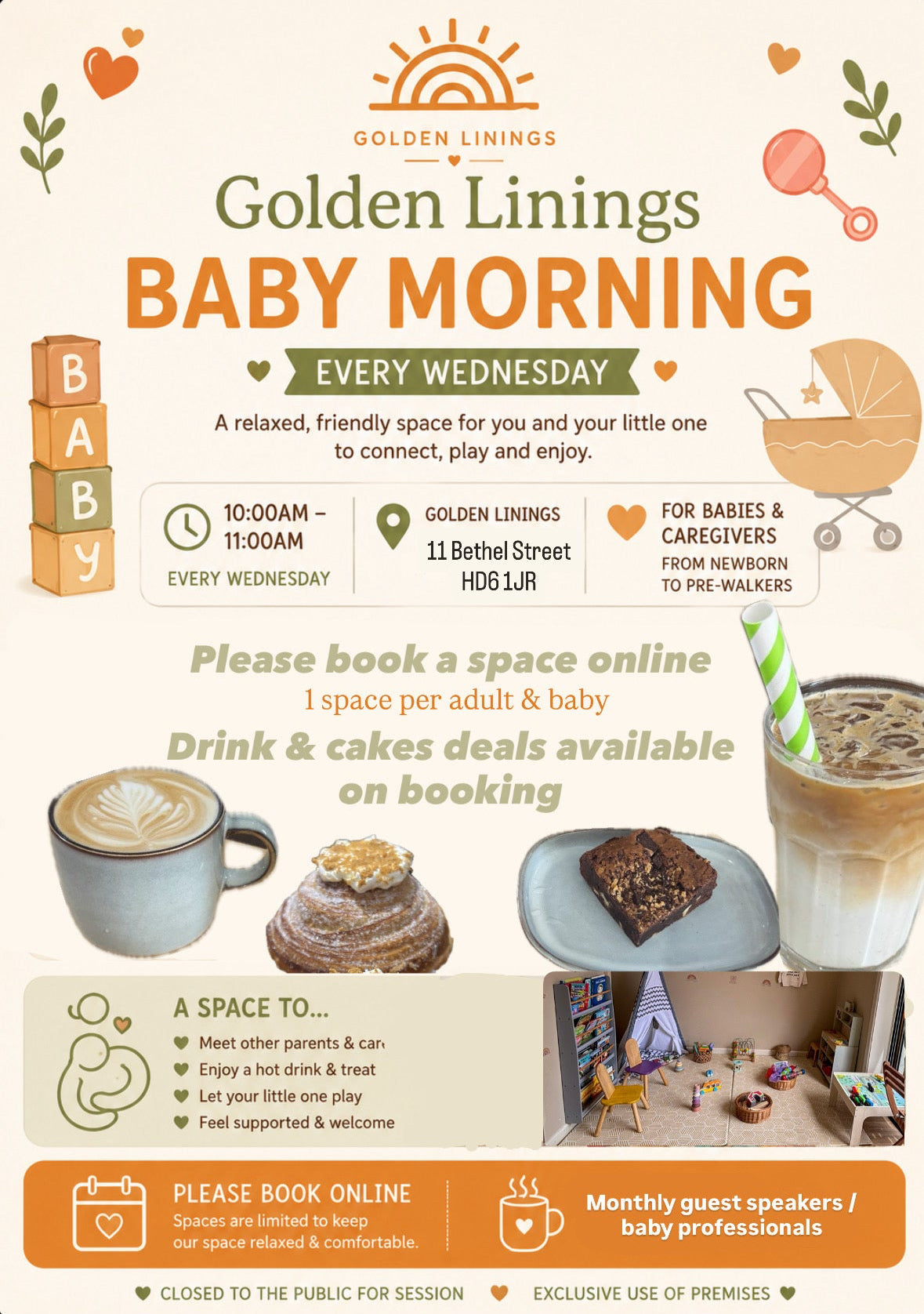 Golden Linings Baby Coffee Morning 10am - 11am