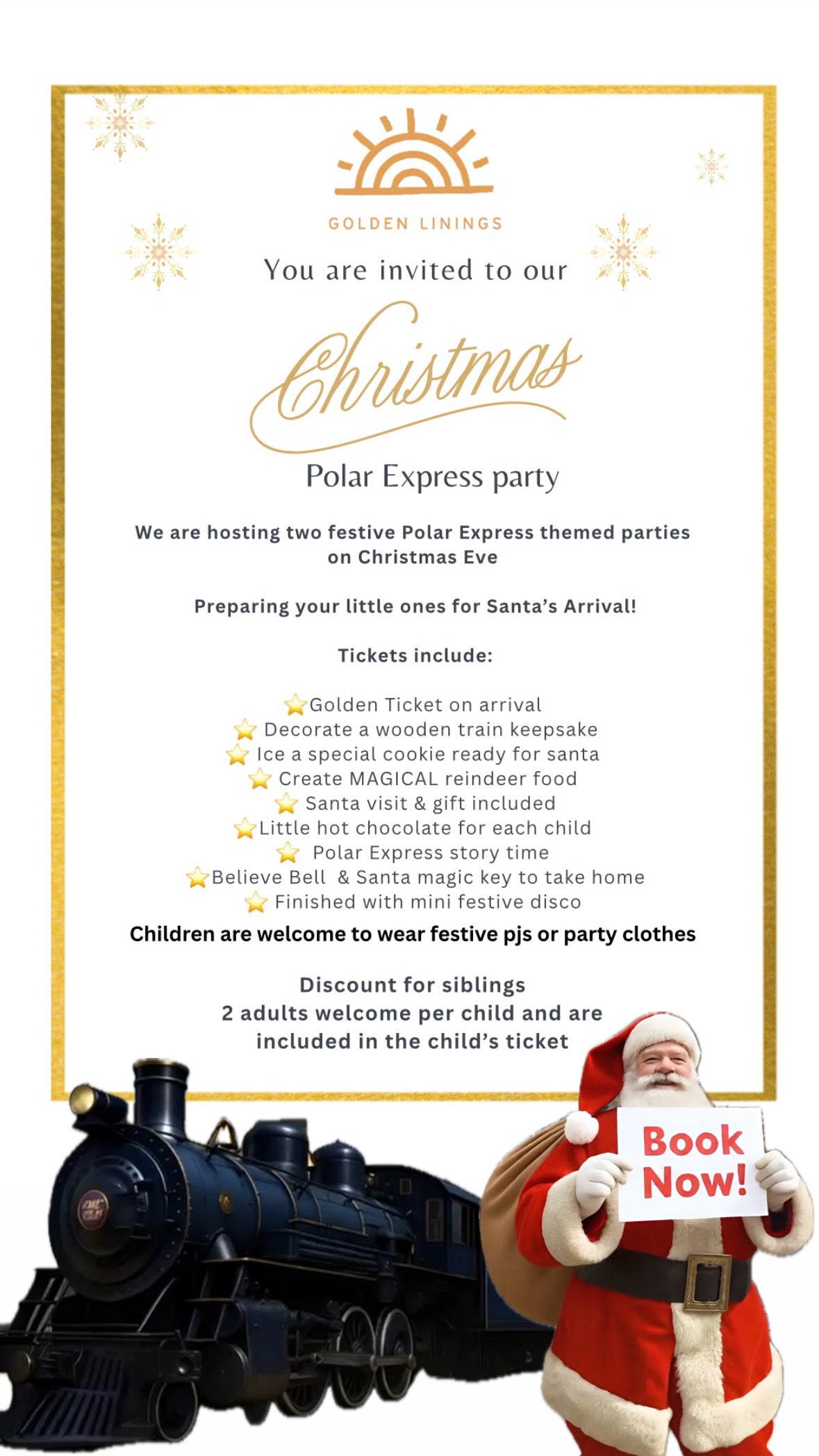 Polar Express Christmas Eve Party