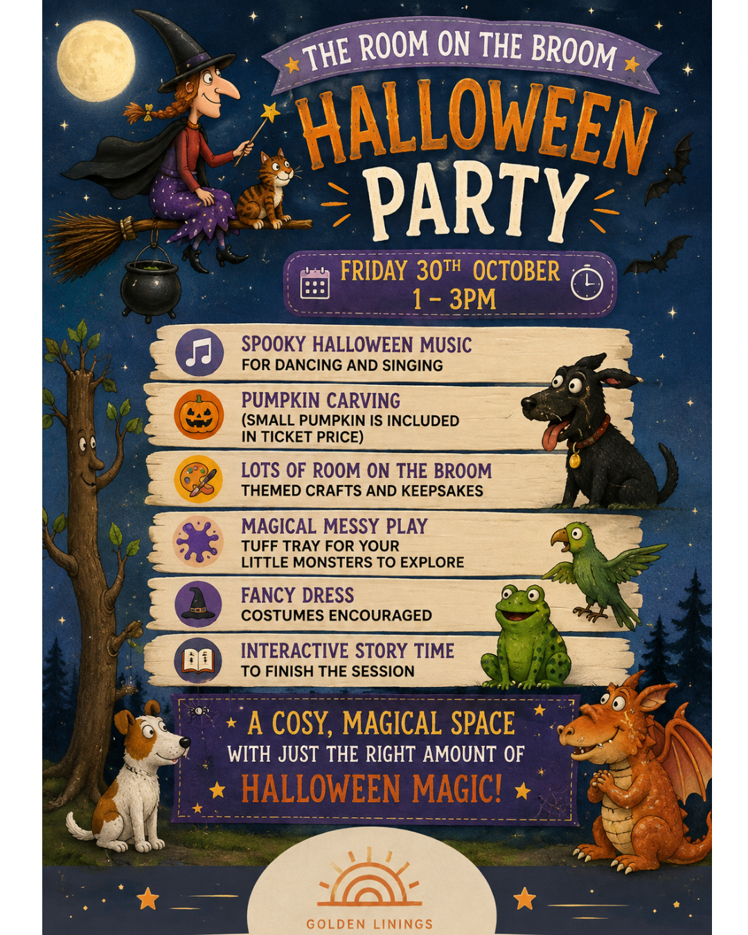 Room on the Broom Themed Halloween Event