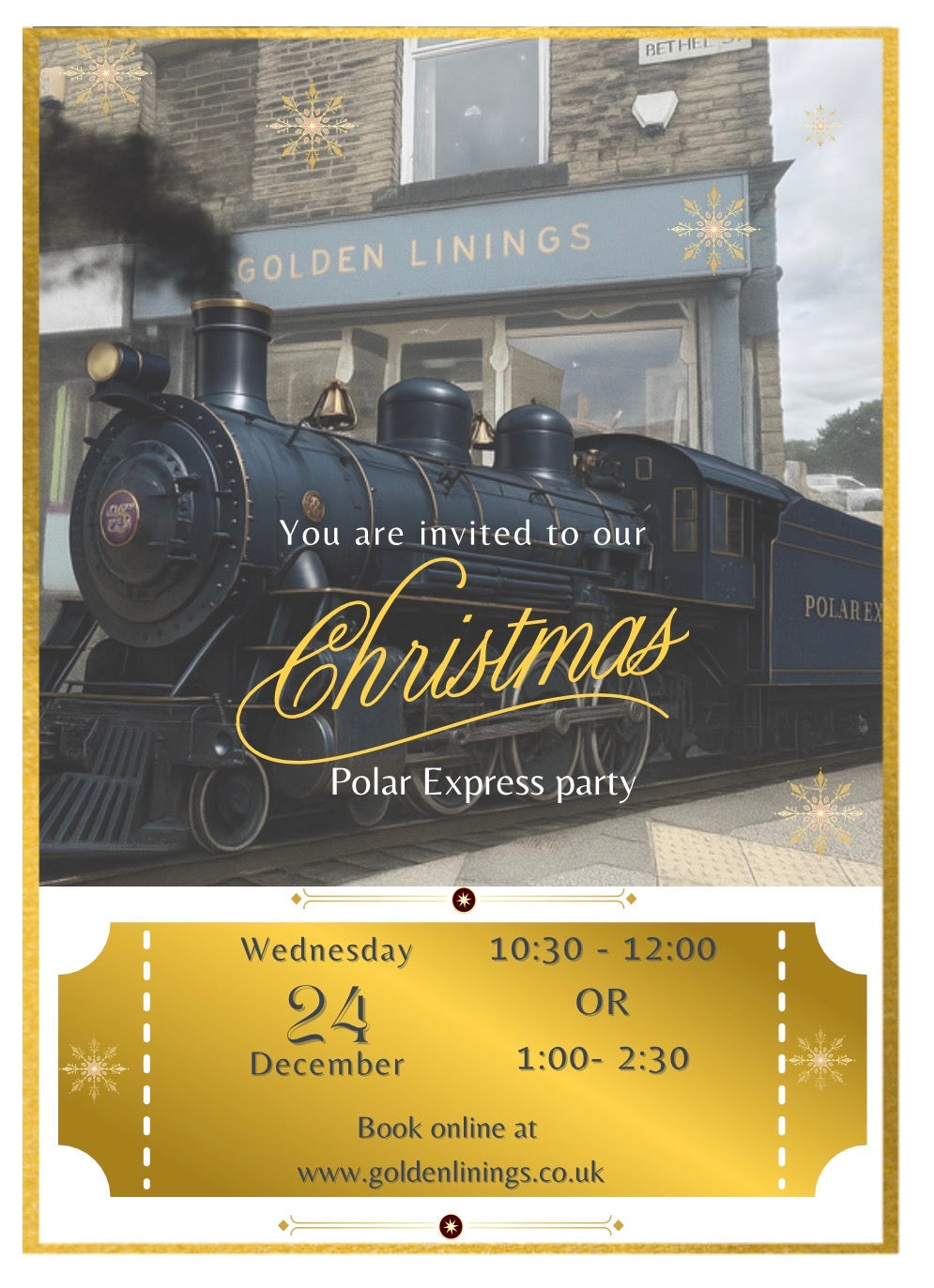 Polar Express Christmas Eve Party