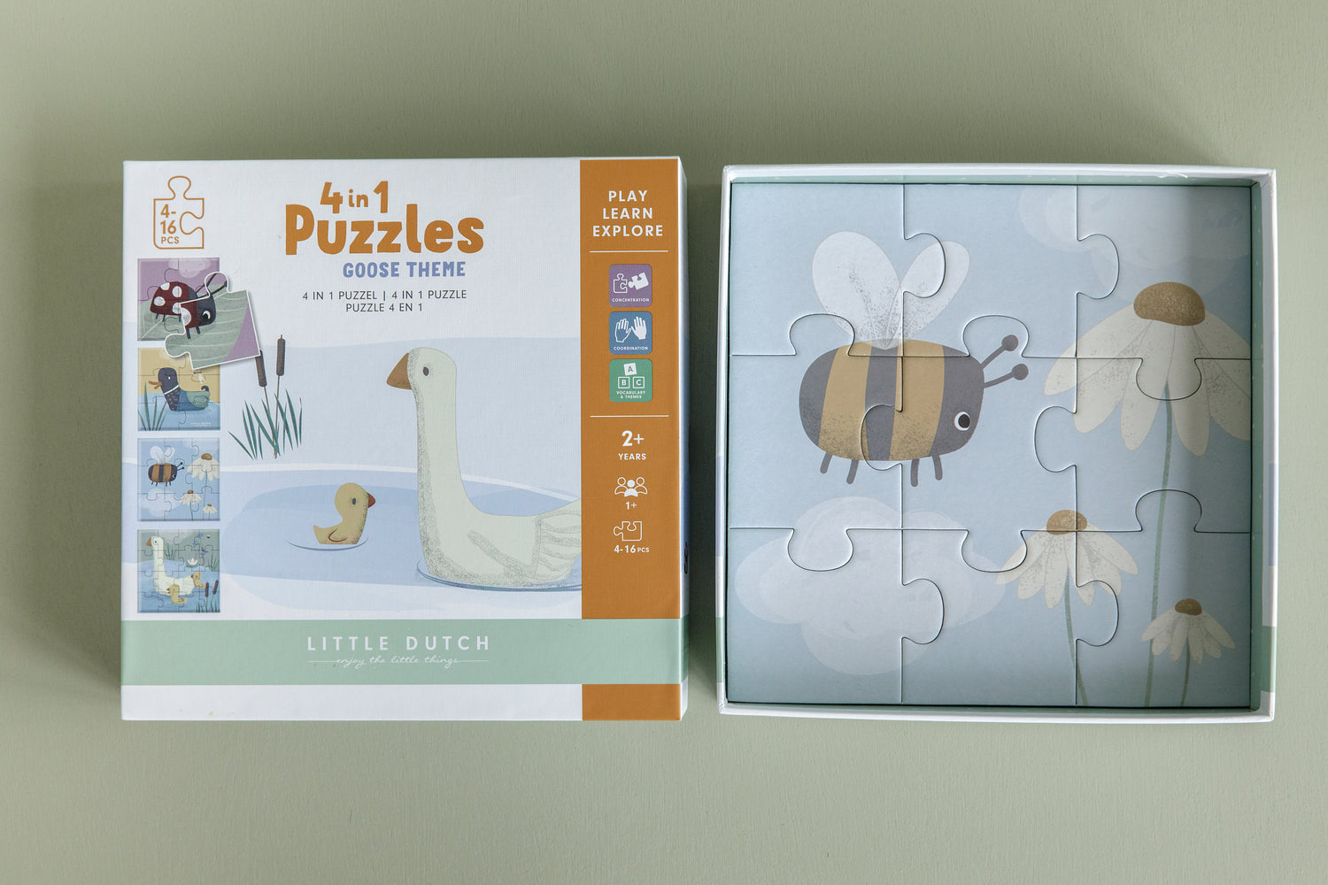 4 in a box puzzle Little Goose