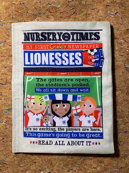 Nursery Times Crinkly Newspaper - Lionesses